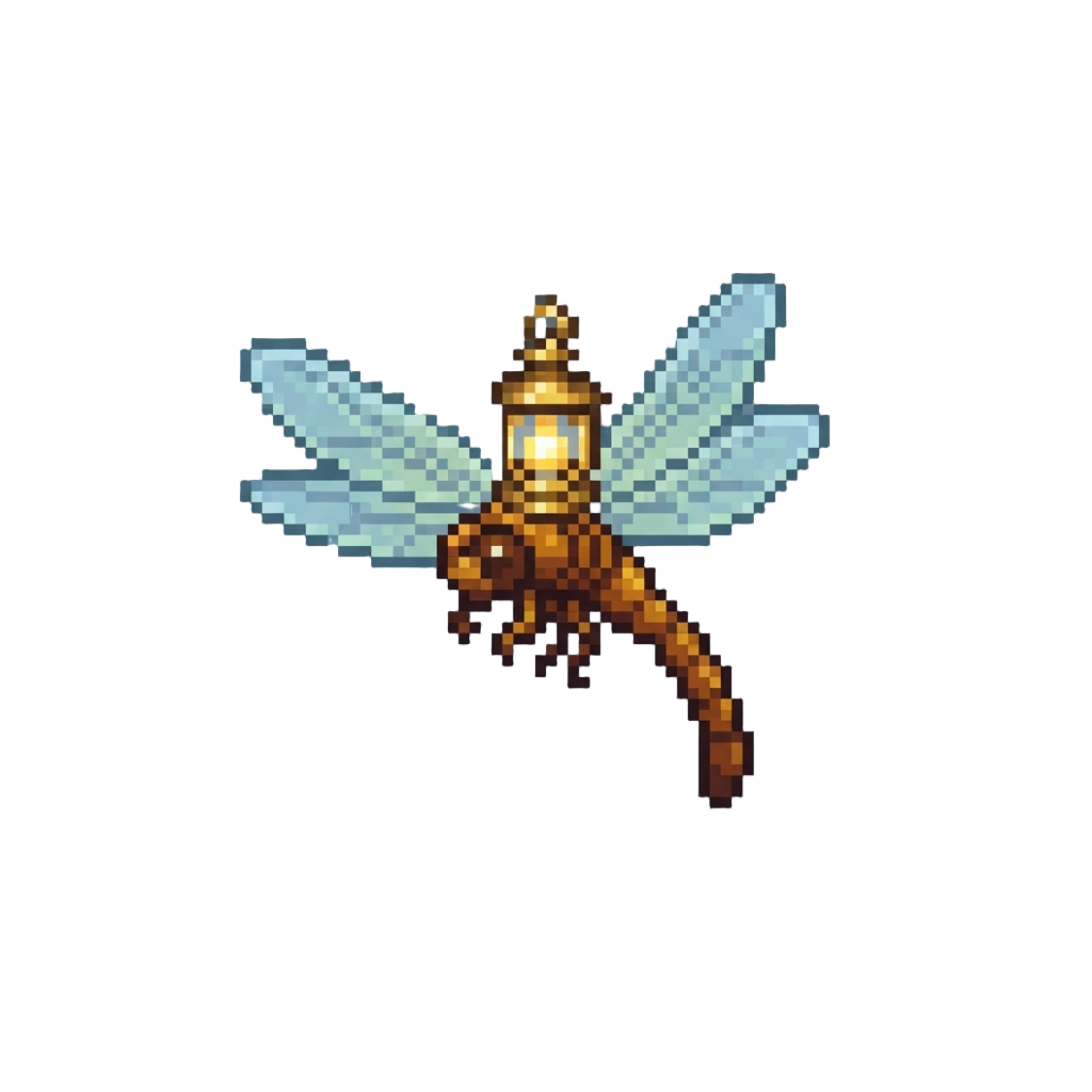 A Mini Lantern Dragonfly