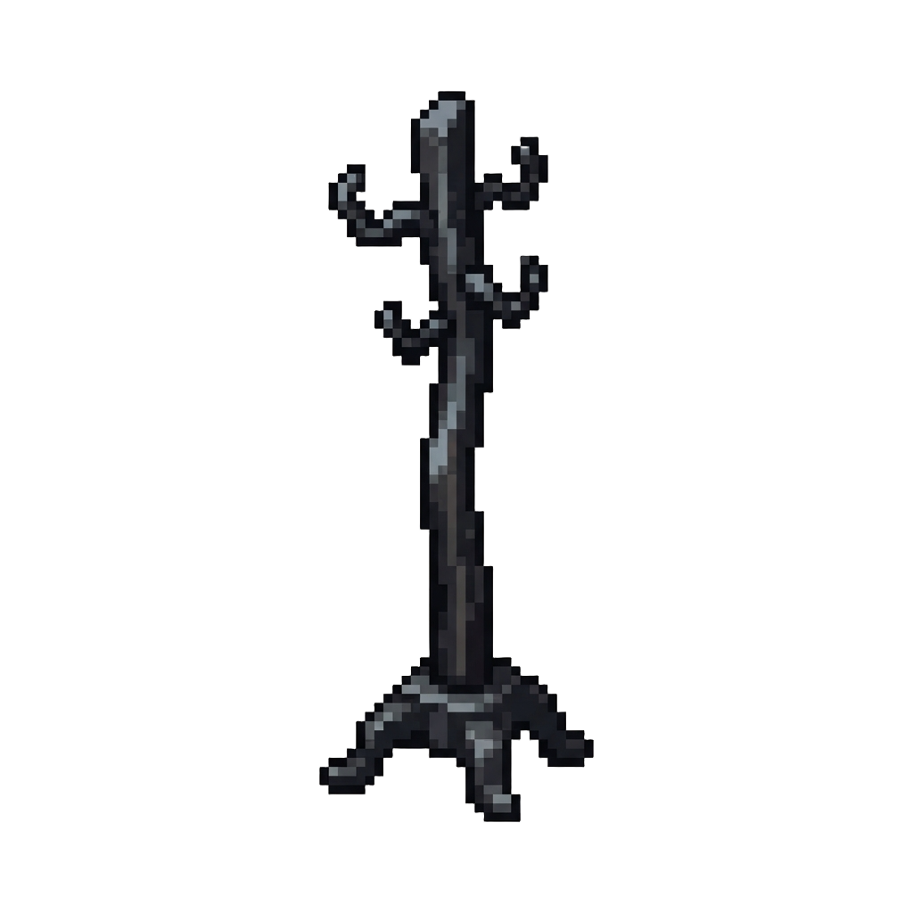 A Towering Crooked Coat Rack Shadow