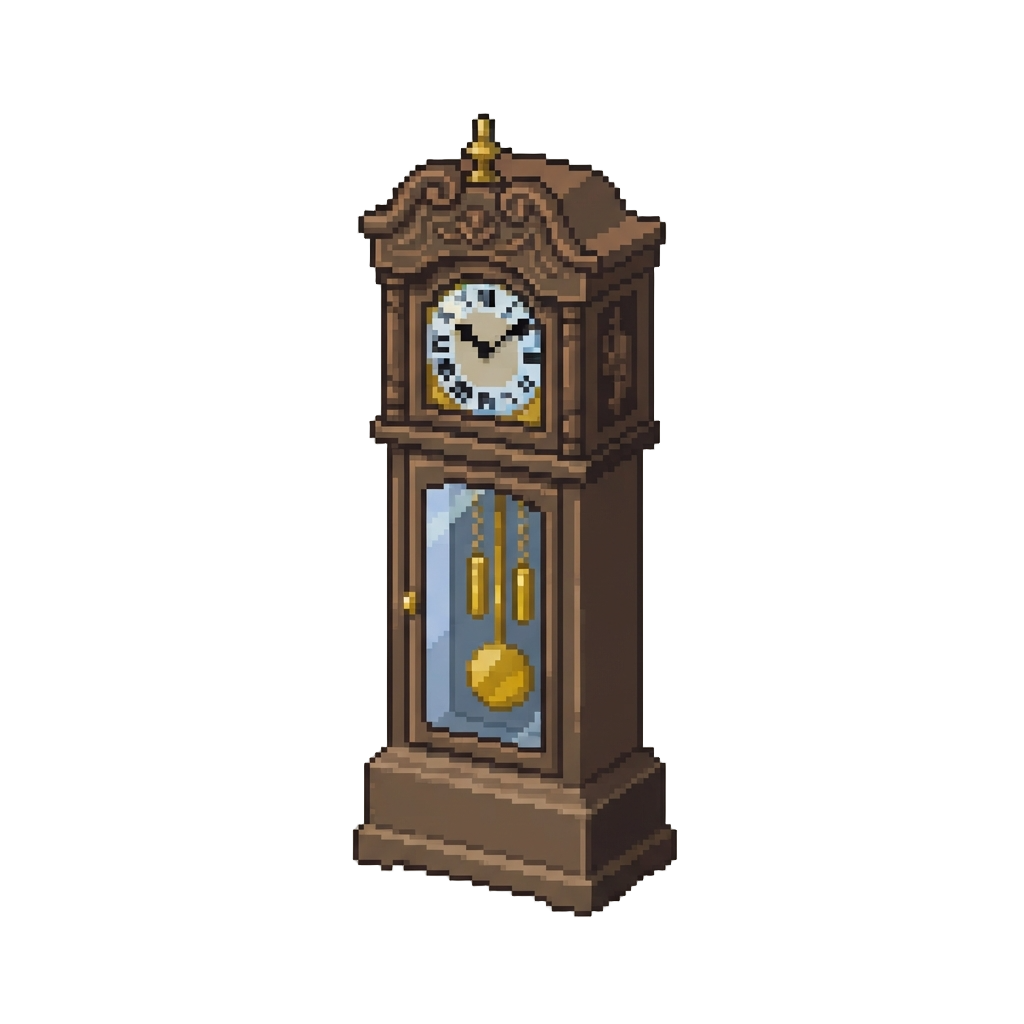 A Mysterious Ticking Grandfather Clock