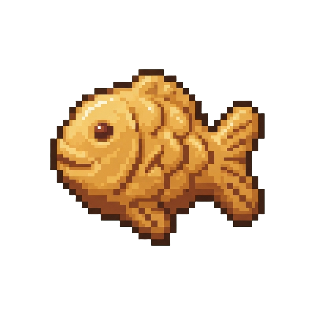 A Savory Fish-shaped Cracker