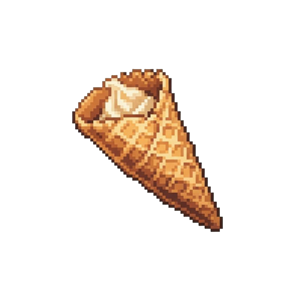 A Toasted Waffle-cone Tail