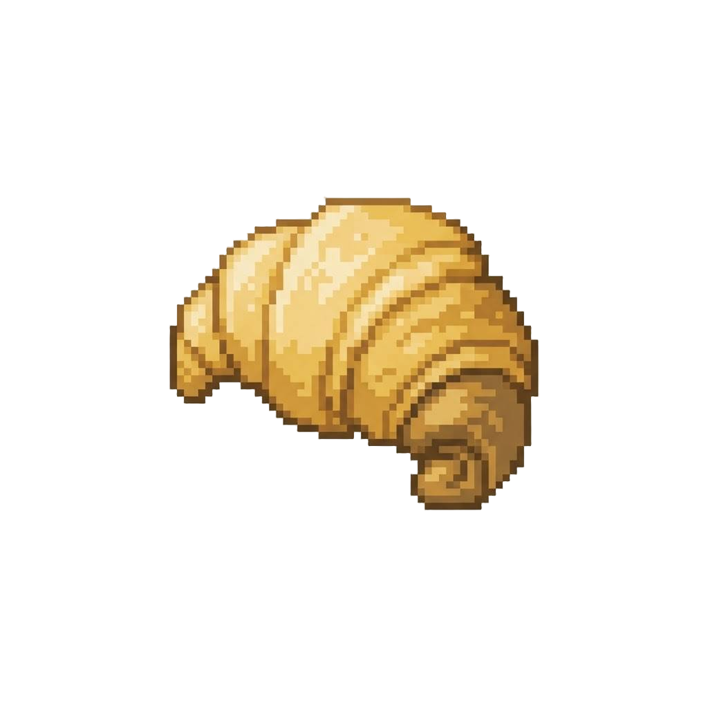 A Flaky Buttery Croissant Tail