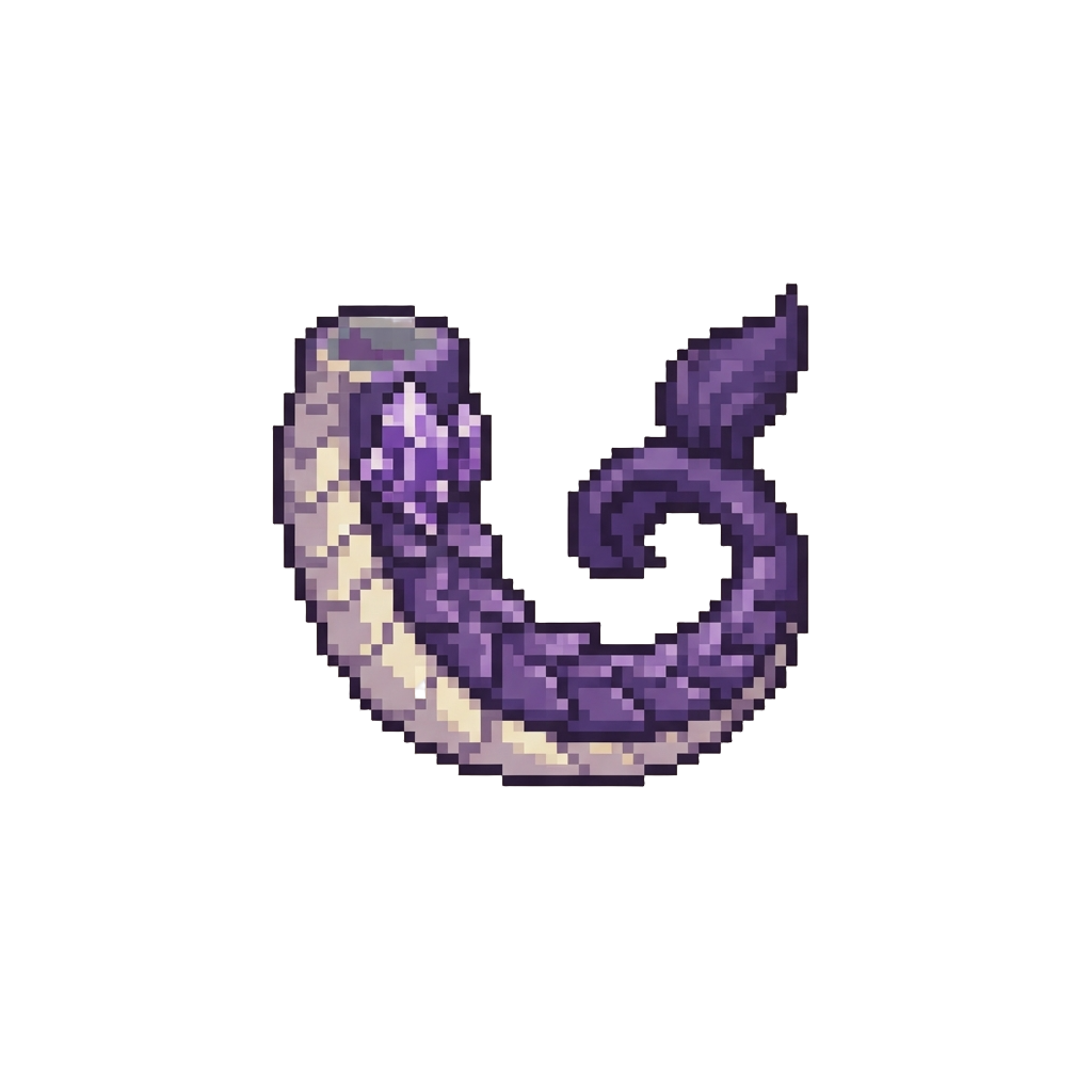 A Royal Purple and Amethyst Tail