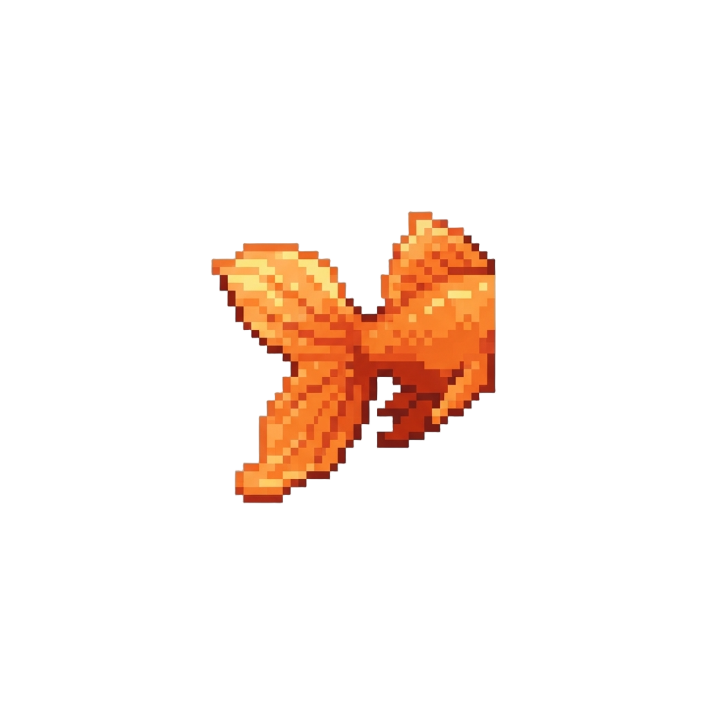 A Tiny Goldfish Tail That Wiggles Frantically