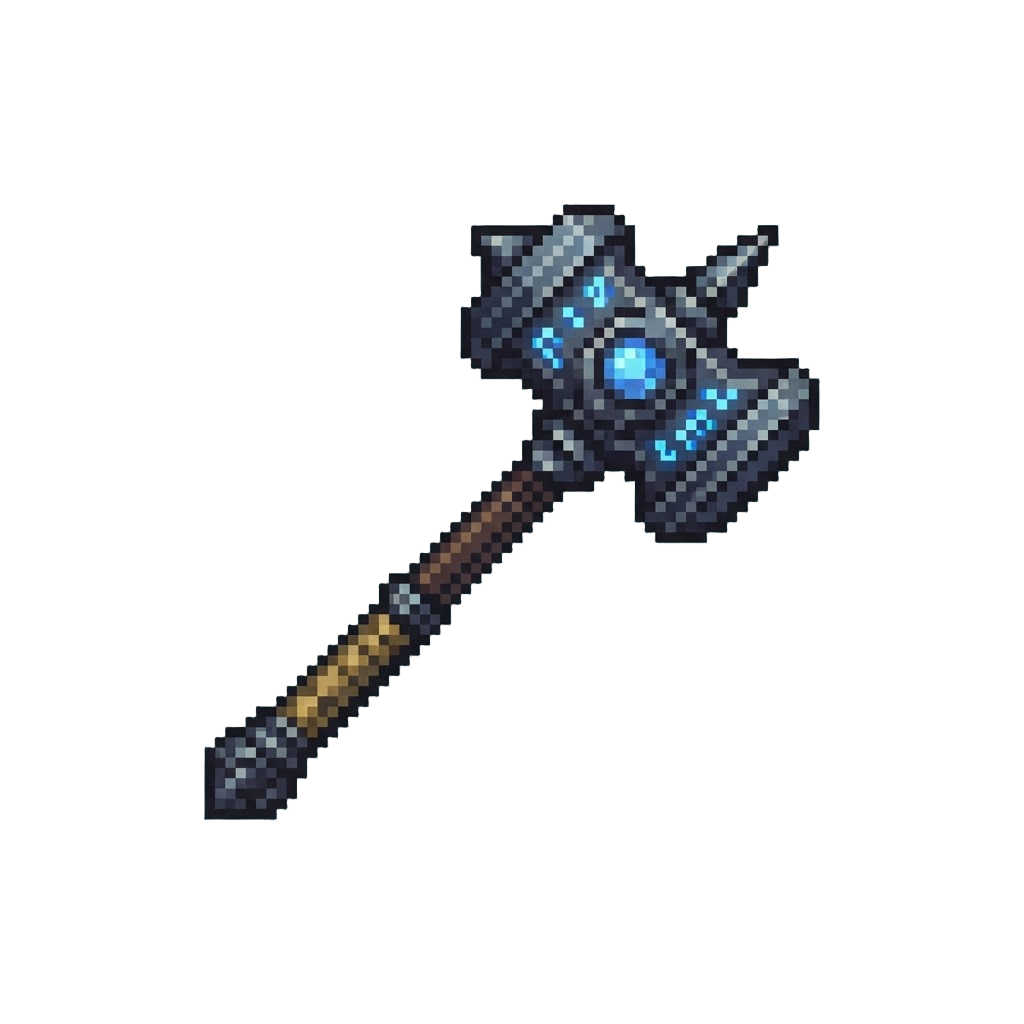 A Legendary Enchanted Warhammer