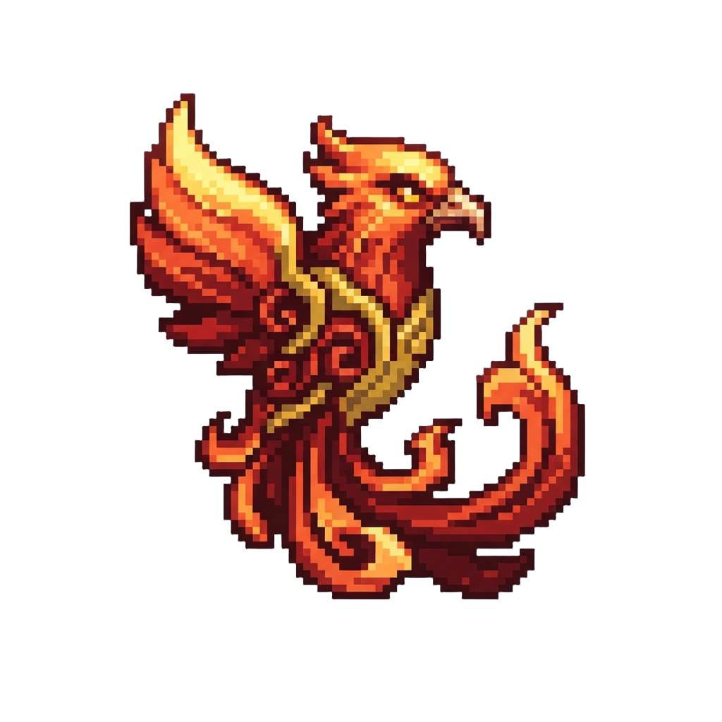 A Fiery Red Phoenix Force Relic