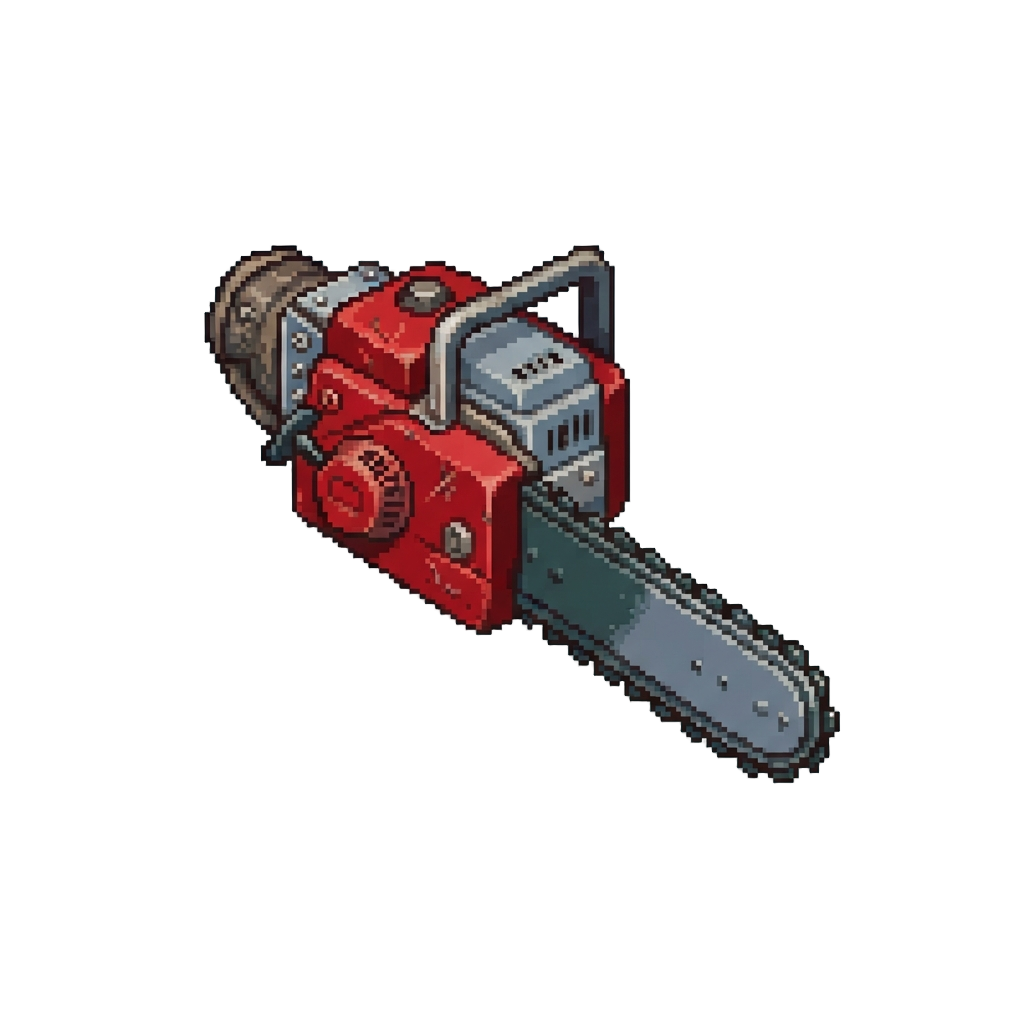 An Evil Dead-style Chainsaw Hand