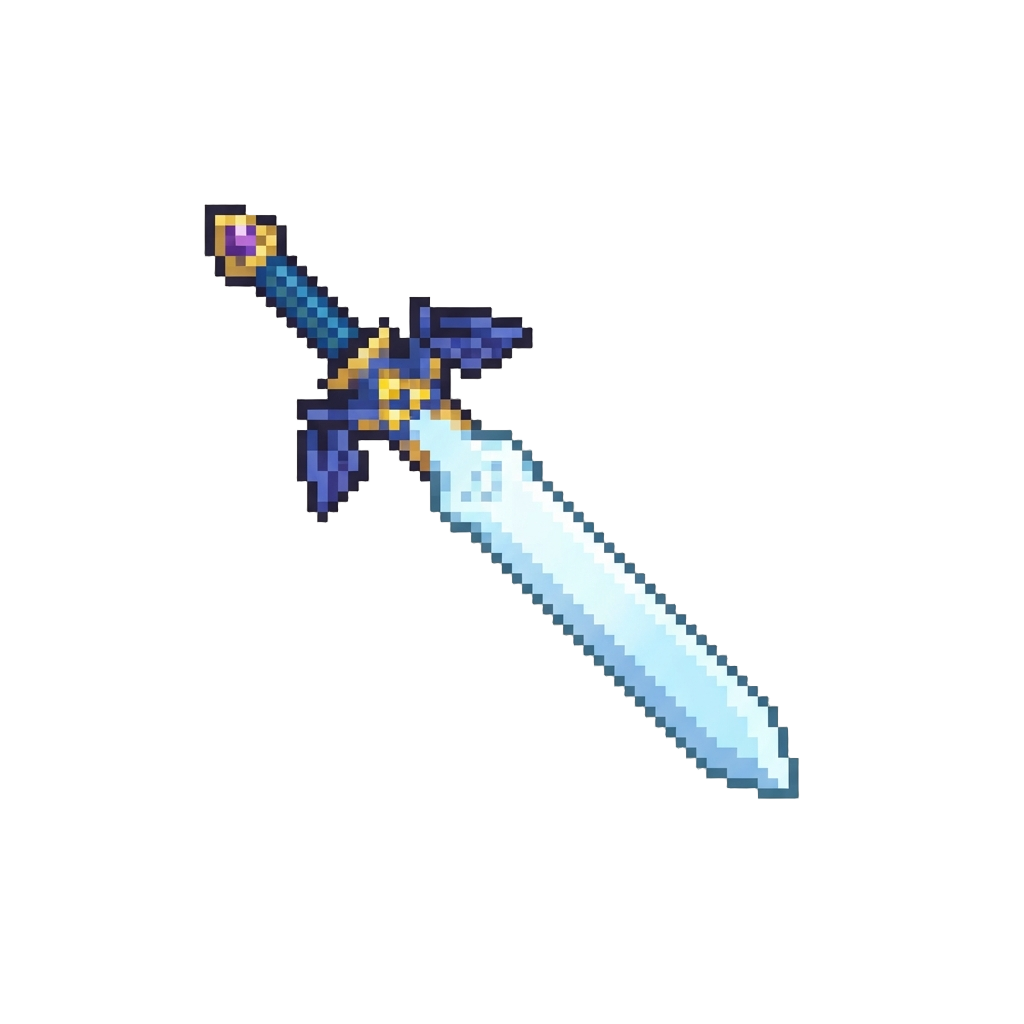A Glowing Master Sword