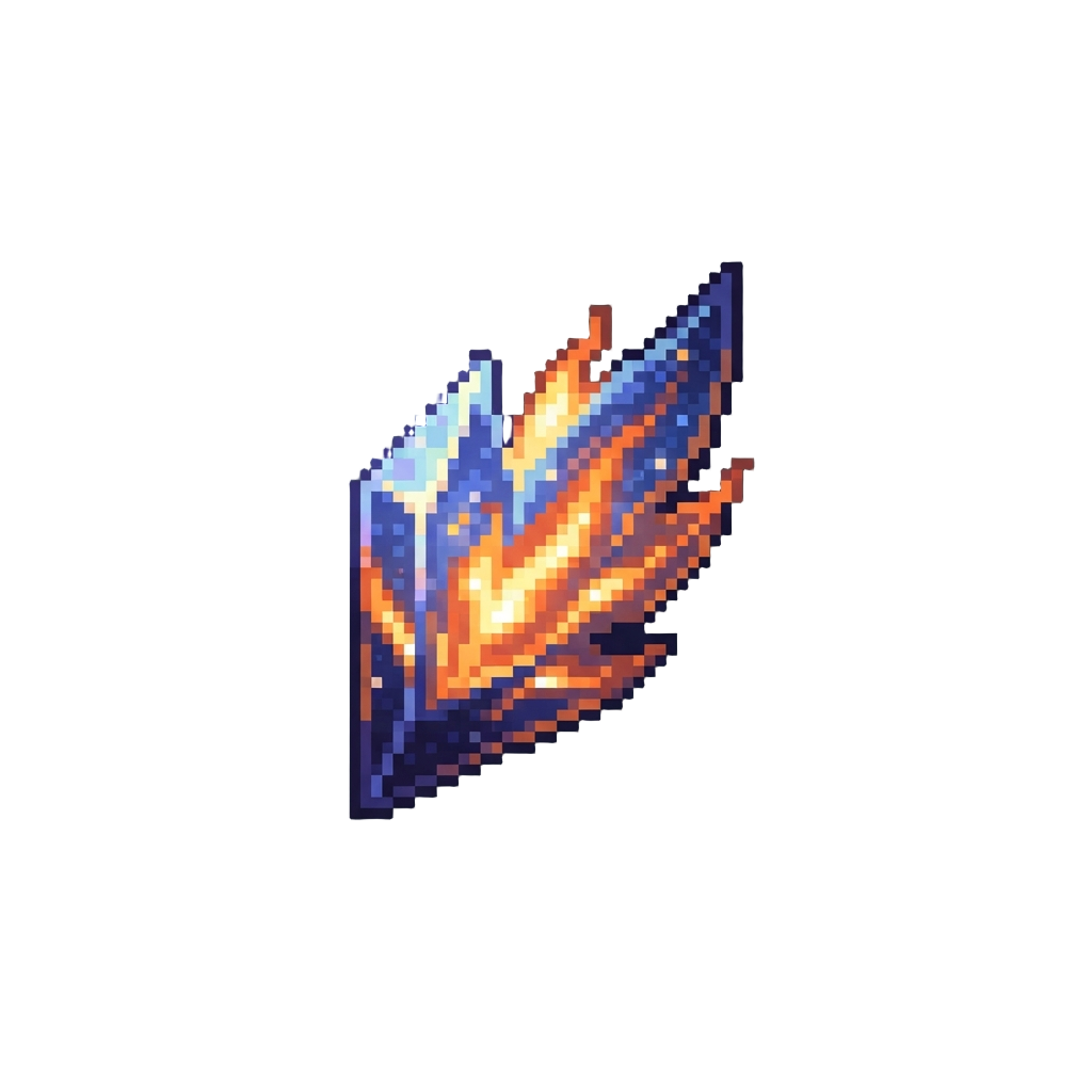 A Pulsing Cosmic Phoenix Shard