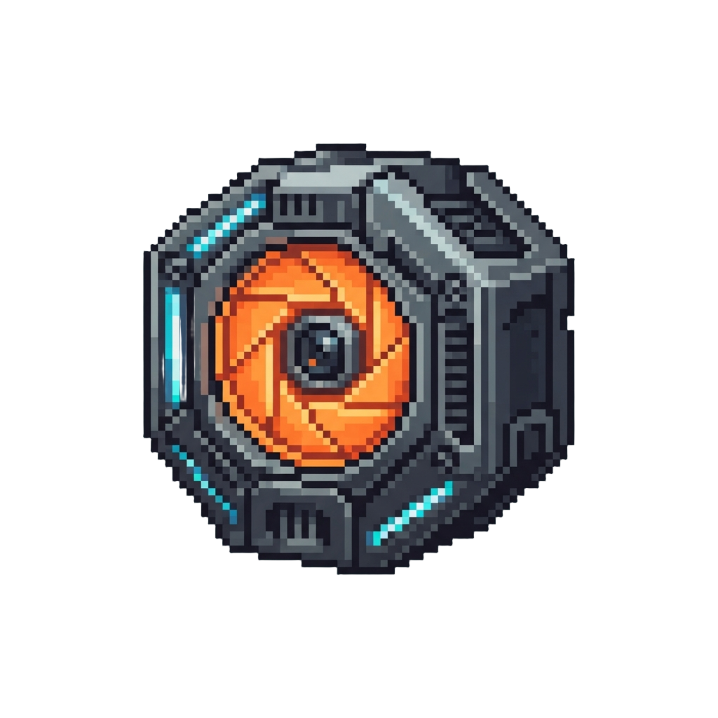 A Neon-lit Aperture Device