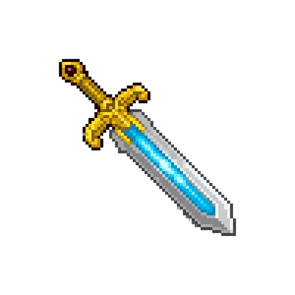 A Golden-hilted Power Sword