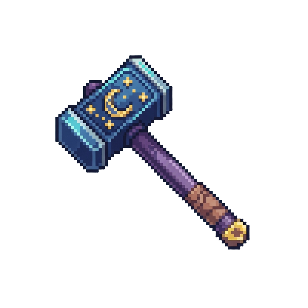 A Celestial Pixel Hammer
