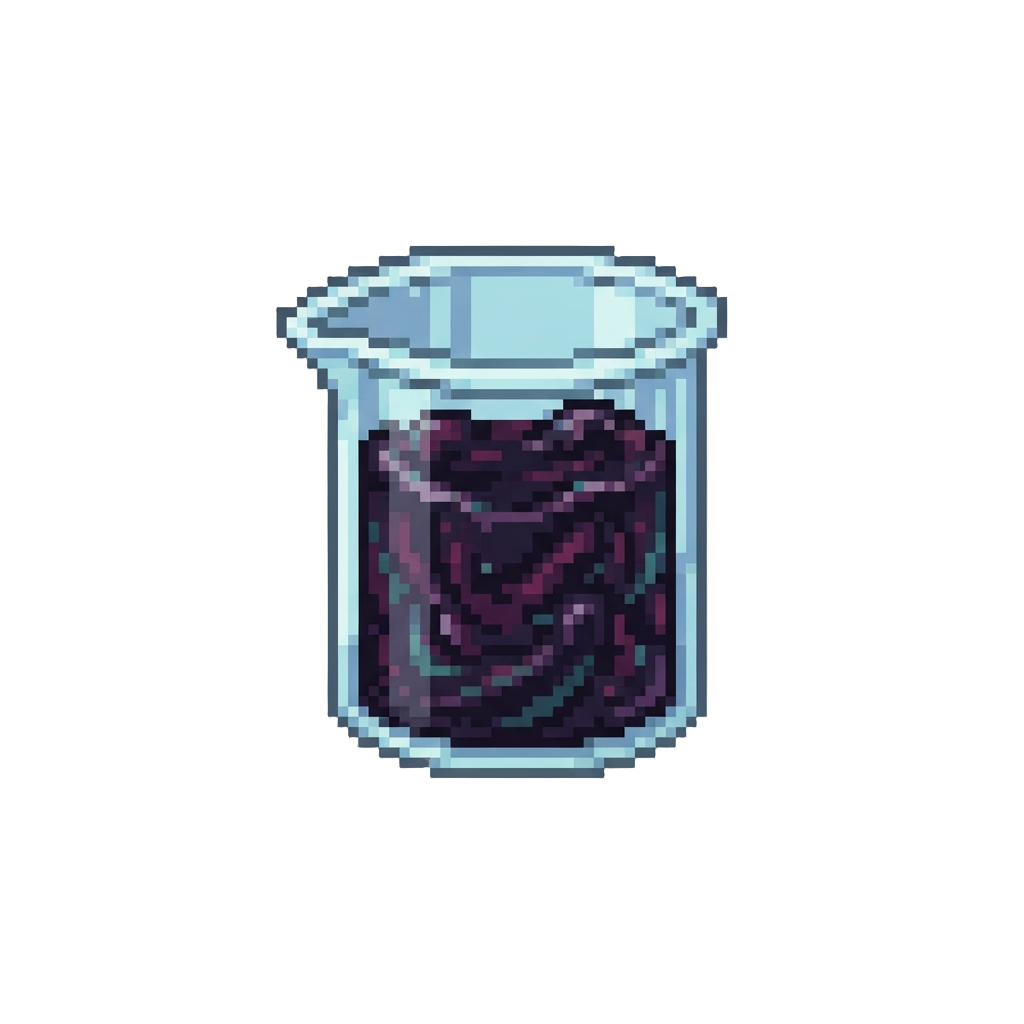 A Beaker Containing Dark Alien Symbiote Goo