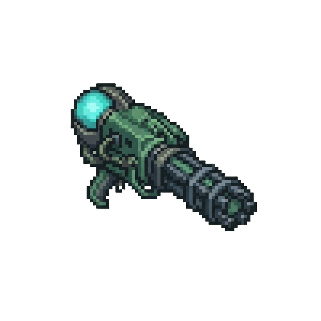 A Bfg Gatling Gun From Doom