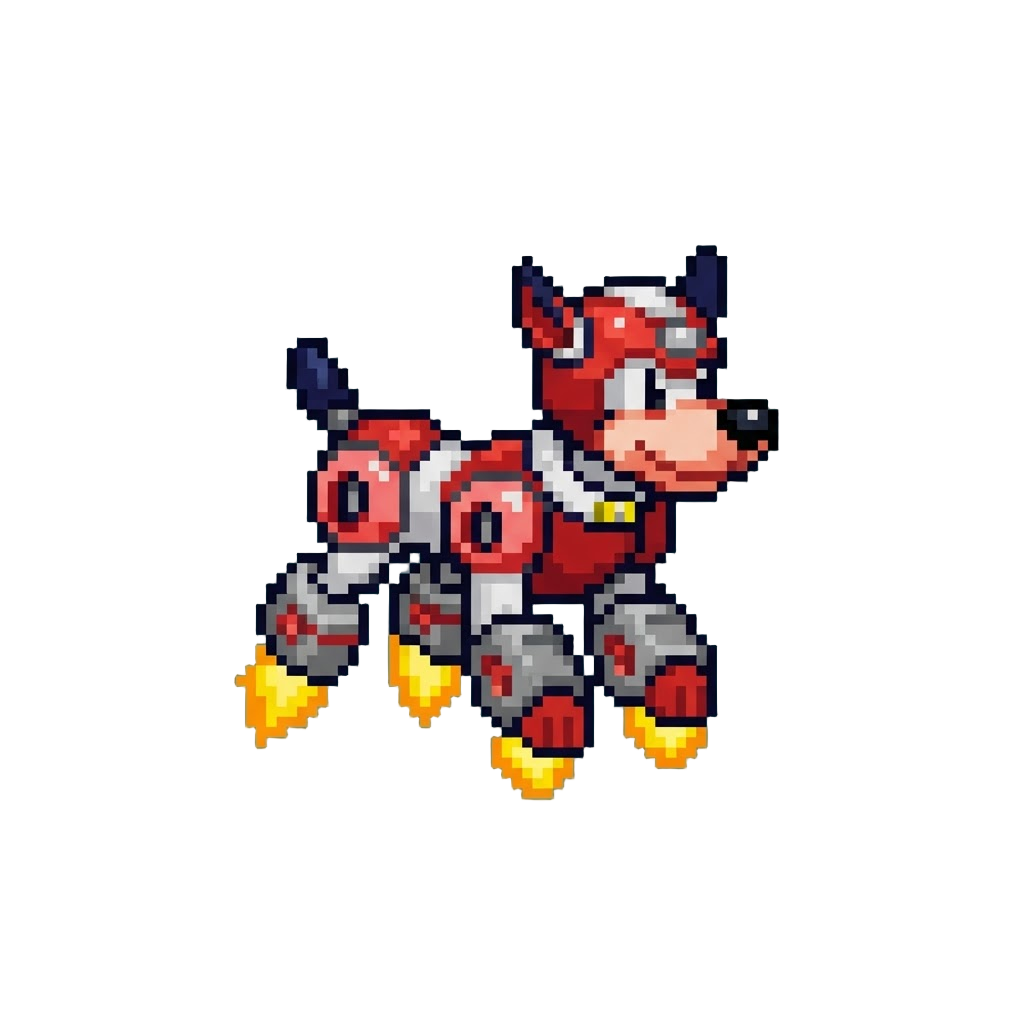 Rush Equipped with Jet Paw Thrusters