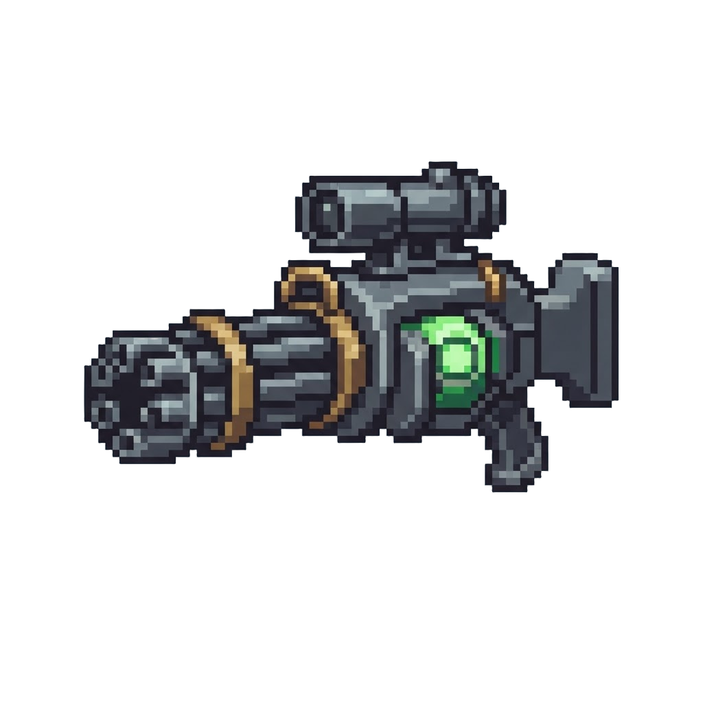 A Massive Bfg 9000 Gatling Gun