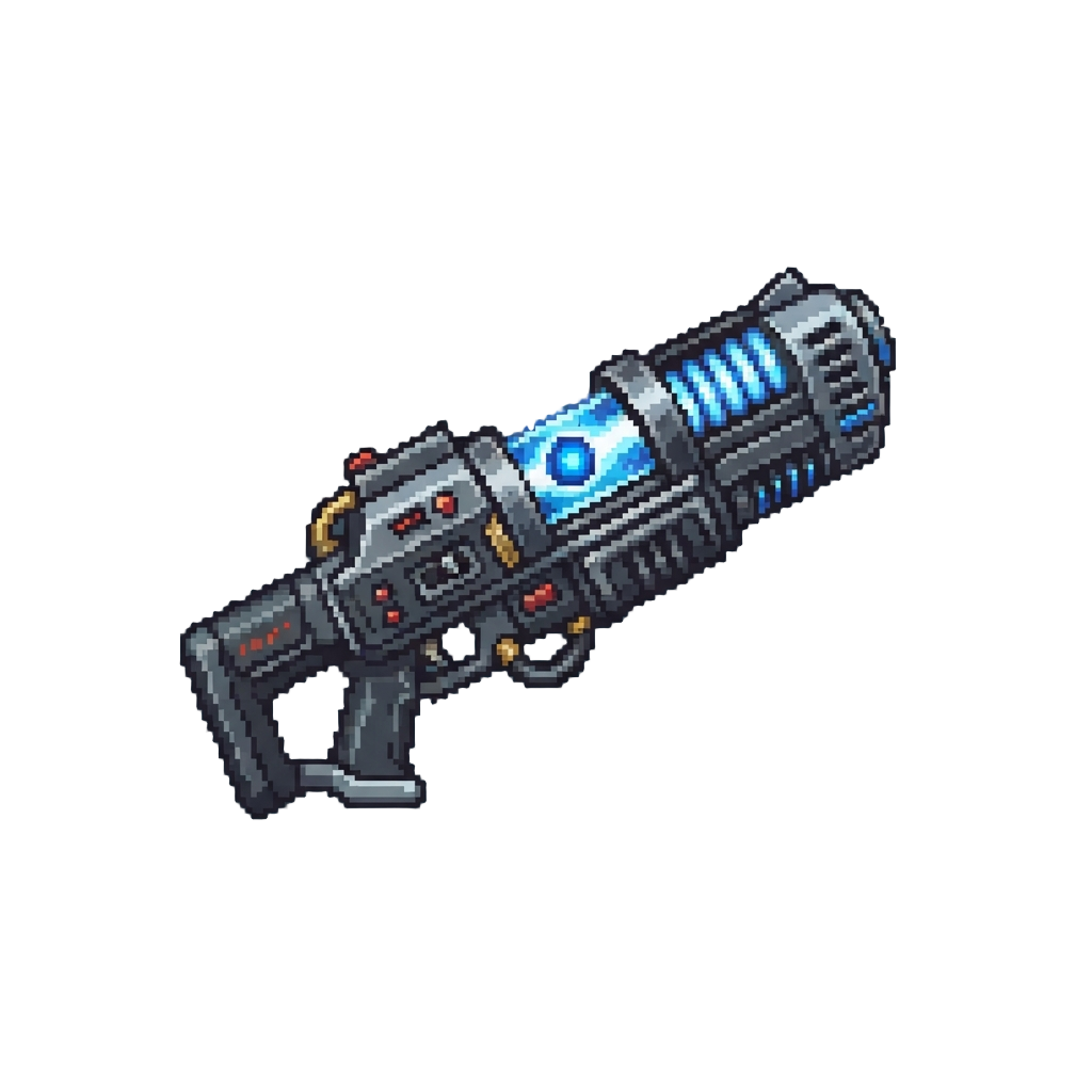A Retro Pixel Plasma Cannon