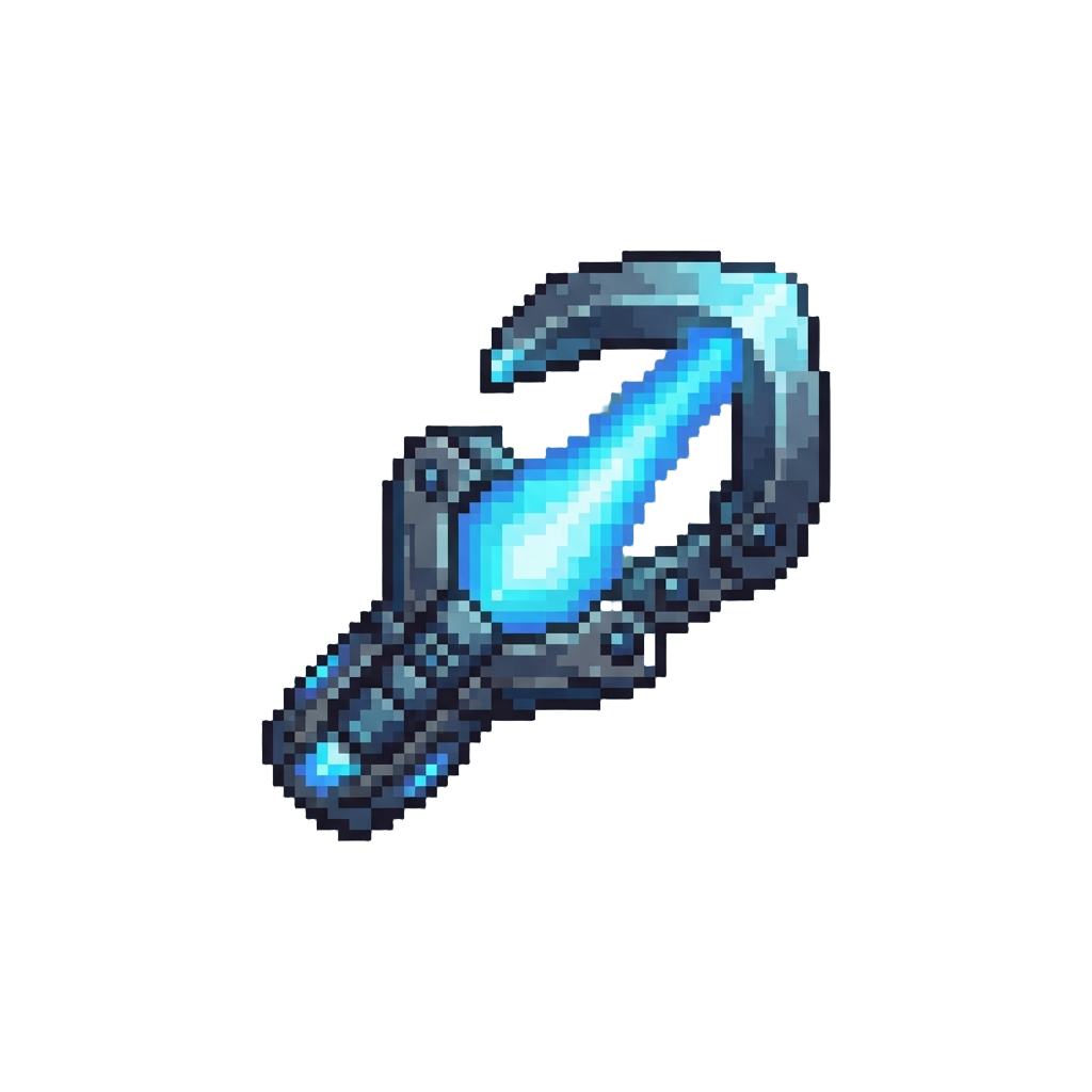 A Glowing Energy Tether Hook