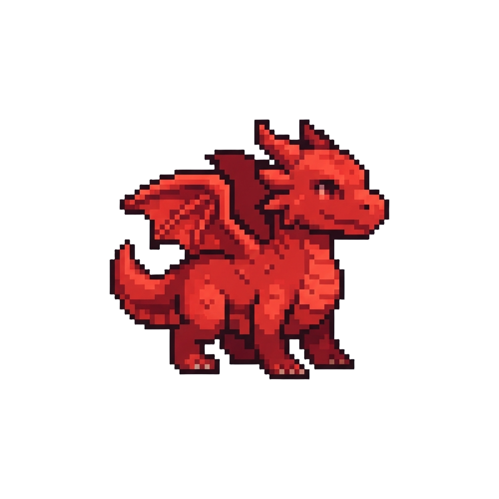 Pet Red Dragon Mini-figure