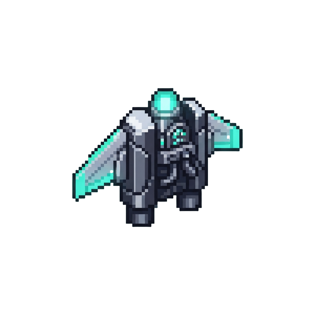 Neon Winged Jetpack
