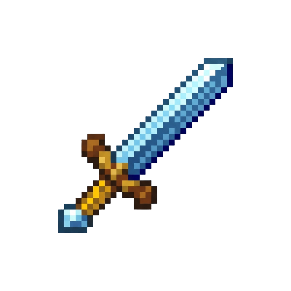 Glittering Diamond Sword