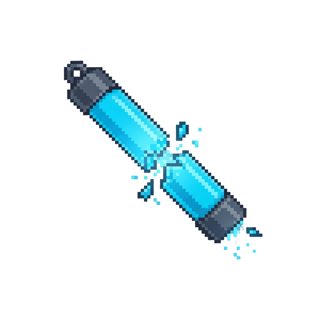 Broken Neon Glowstick