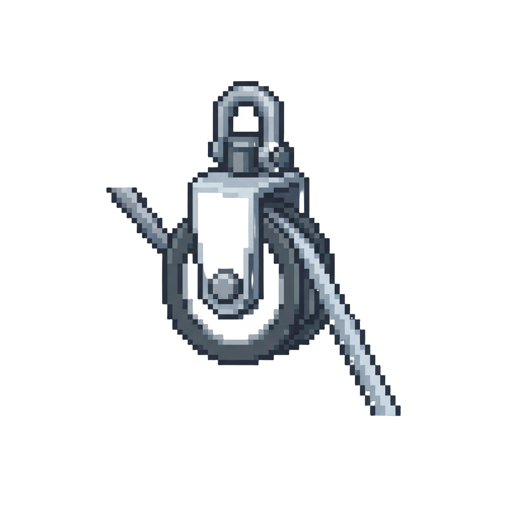 A Sturdy Zip-line Pulley