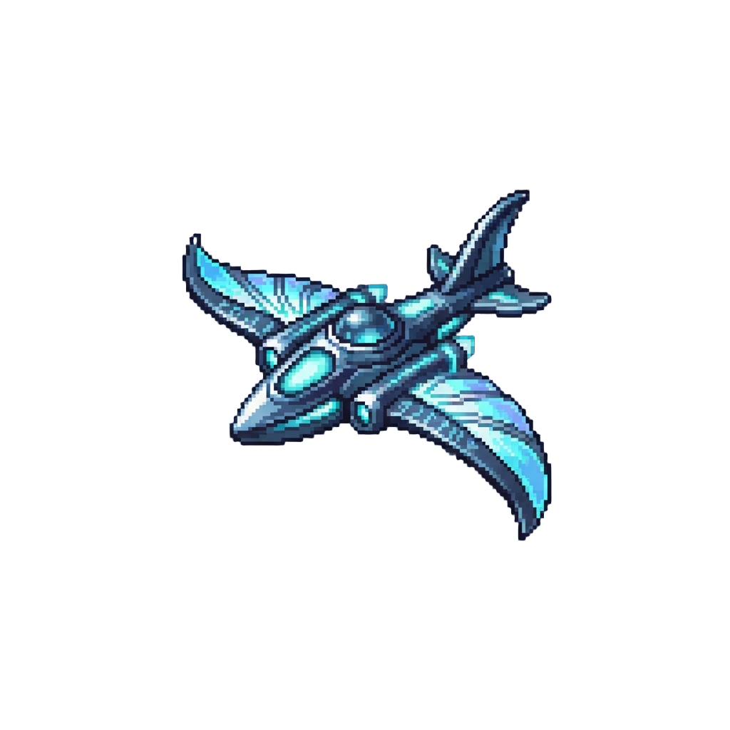 A Glowing Magical Glider