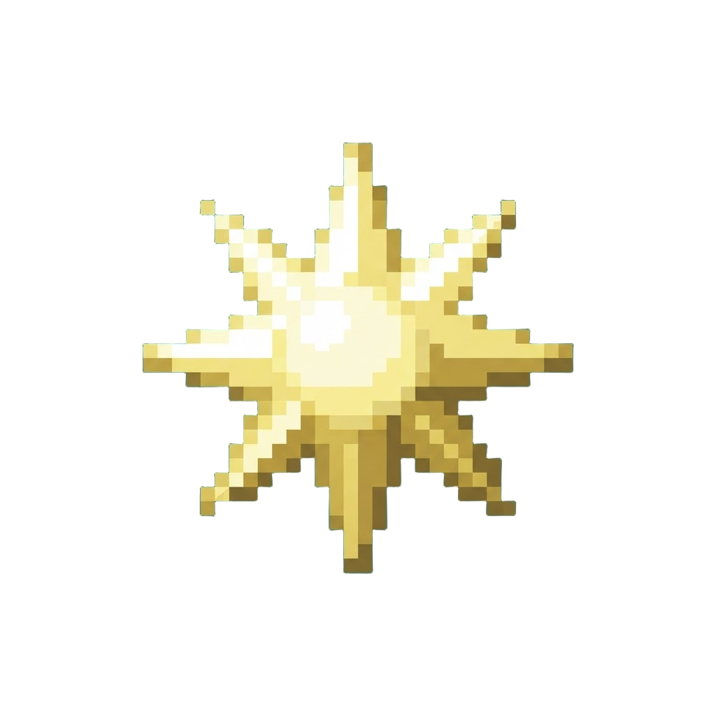 A Radiant White Celestial Star Burst