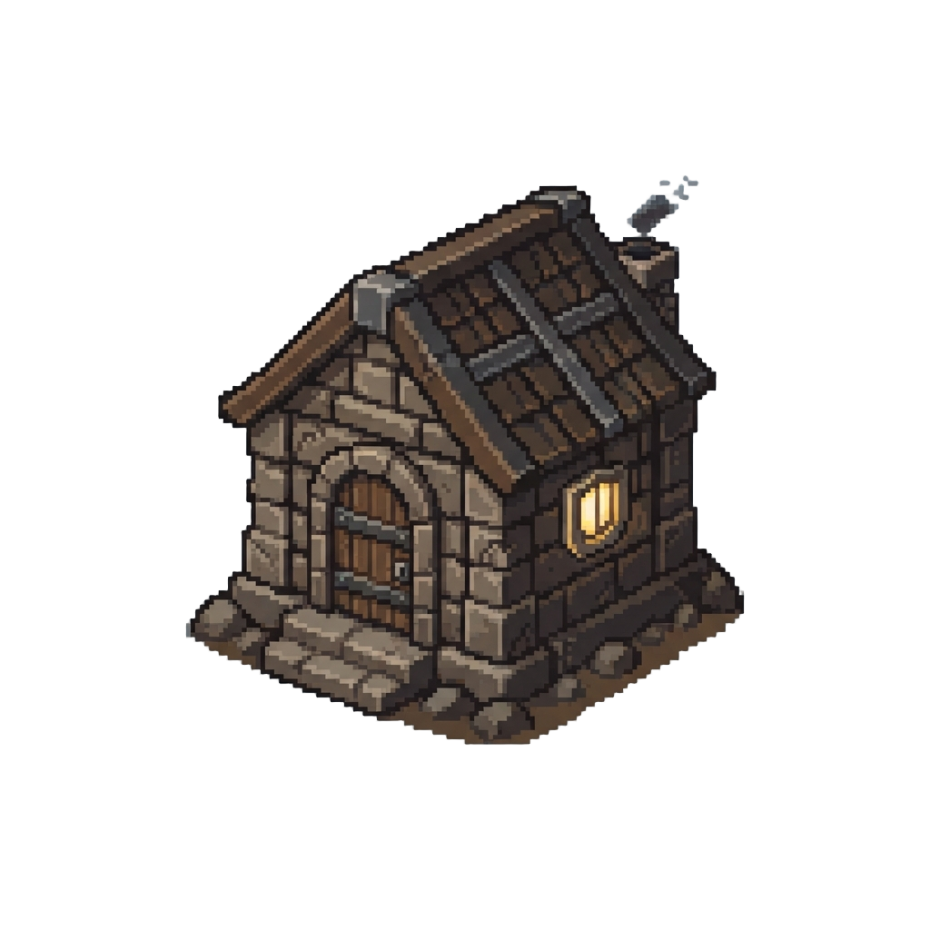 A Cozy Stone Lava-proof Cabin