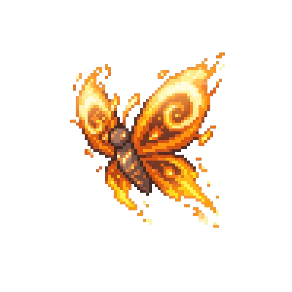 A Swirling Spark Butterfly