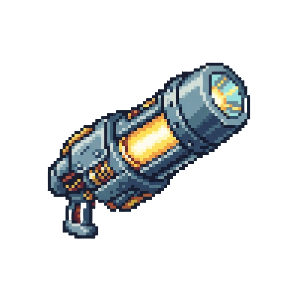 Franky's Glowing Super Cyborg Arm Cannons