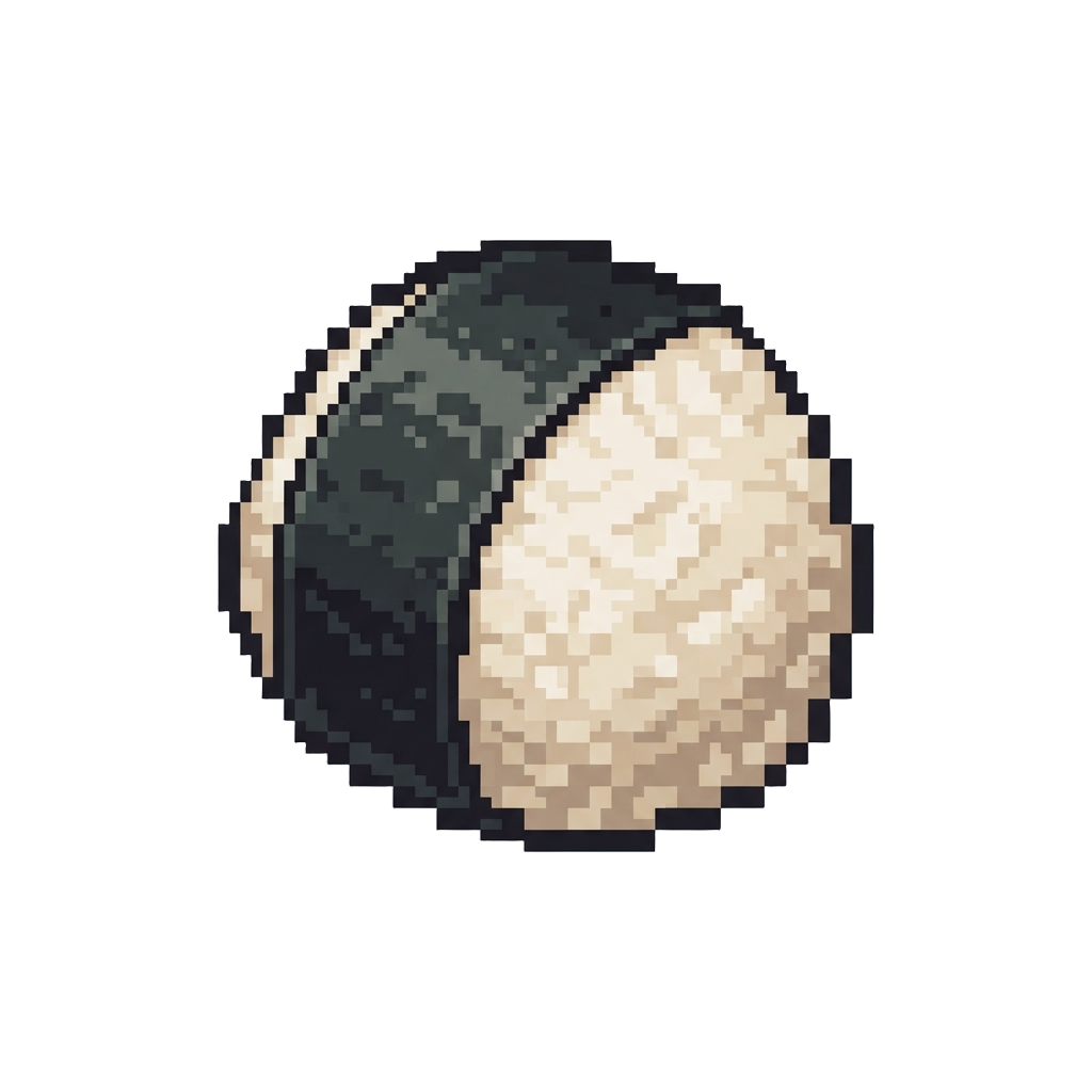 A Giant Rolling Rice Ball Wrapped in Seaweed