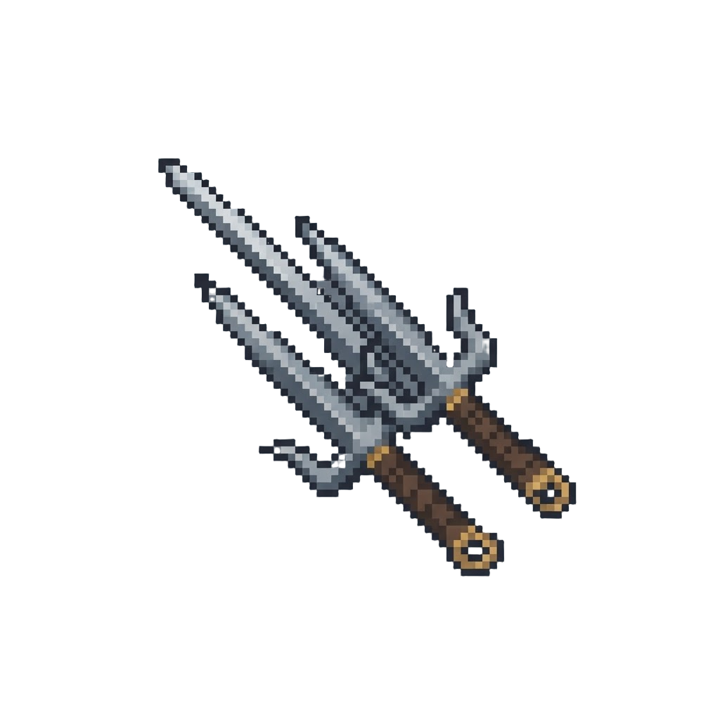 A Sharp Pair of Twin Sai Daggers