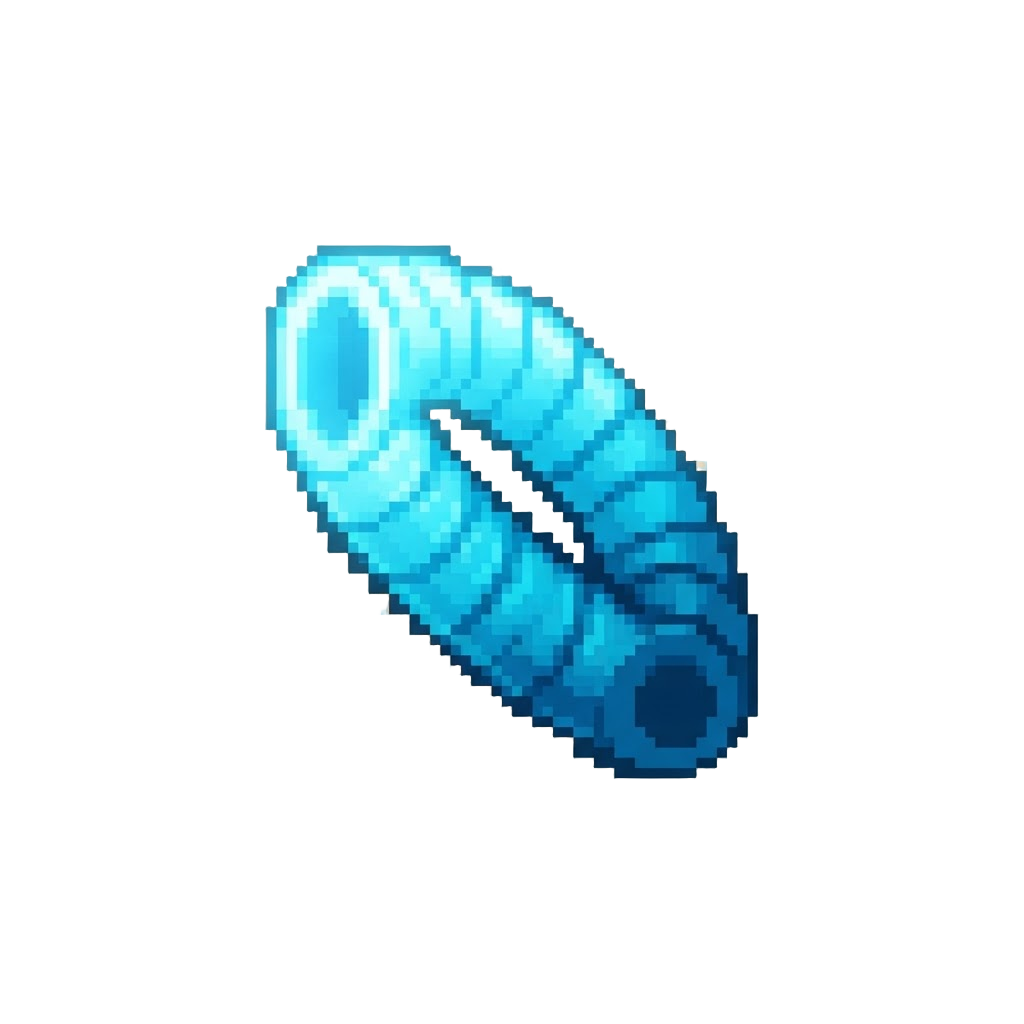 A Glowing Pool Noodle