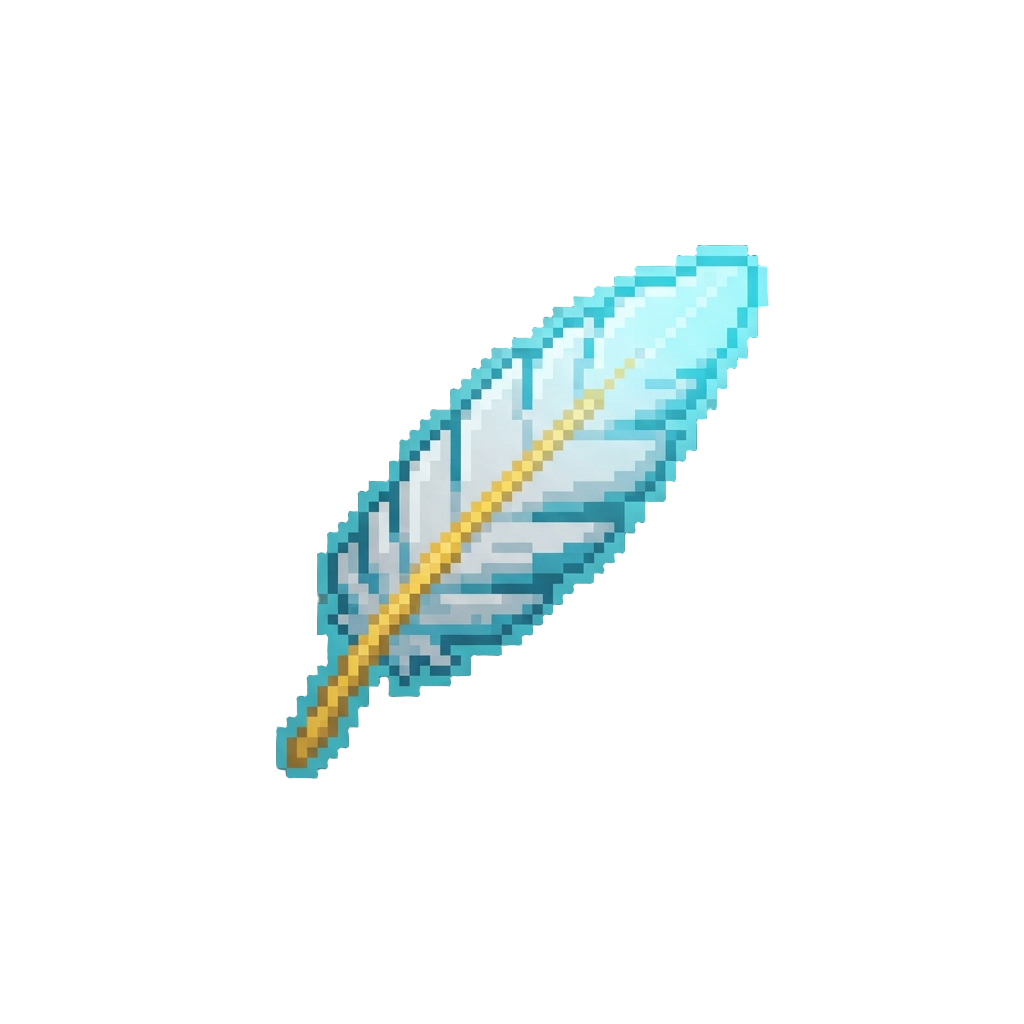 A Floating Magical Feather