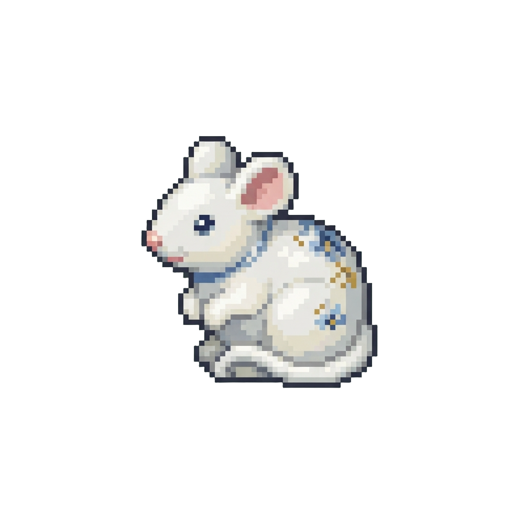 A Tiny Porcelain Mouse