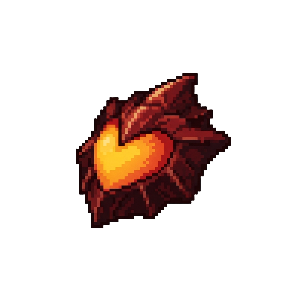 A Glowing Dragon Scale