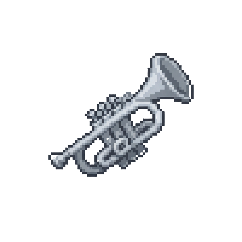 A Mini Silver Trumpet