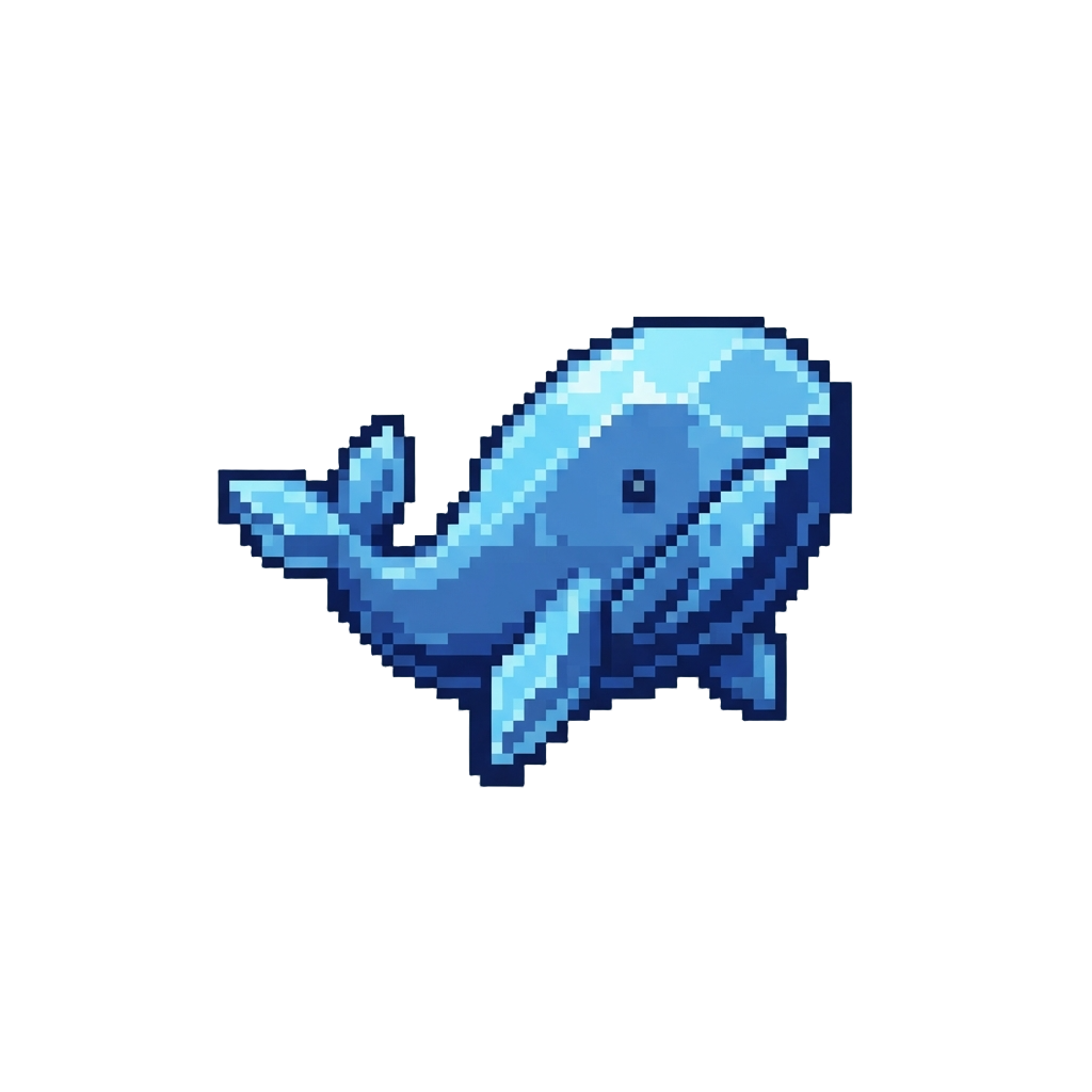 A Tiny Crystal Whale