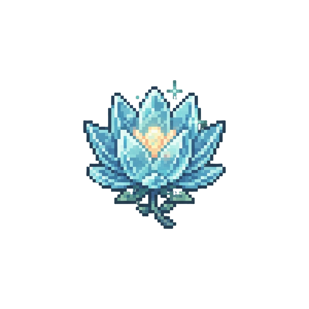 A Floating Glass Lotus