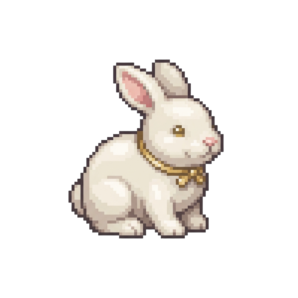 A Tiny Porcelain Rabbit