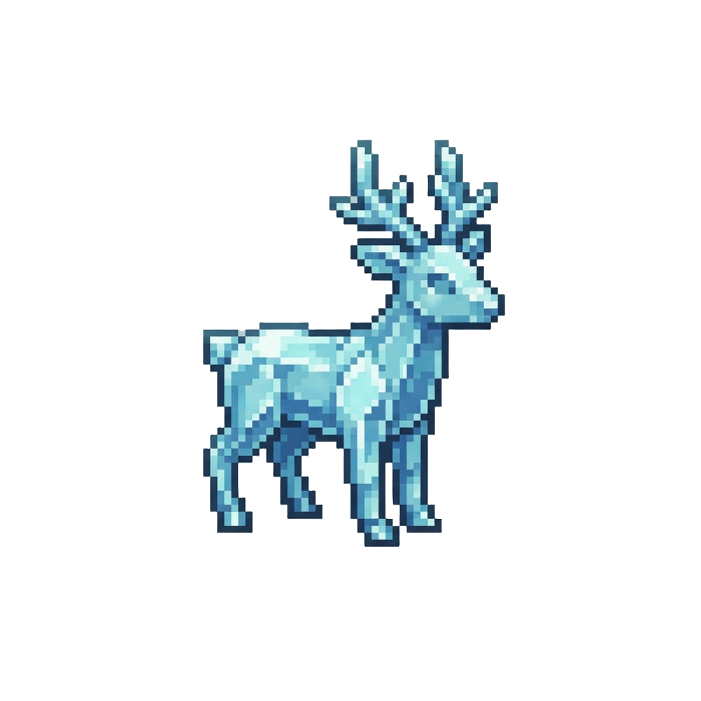A Tiny Crystal Deer