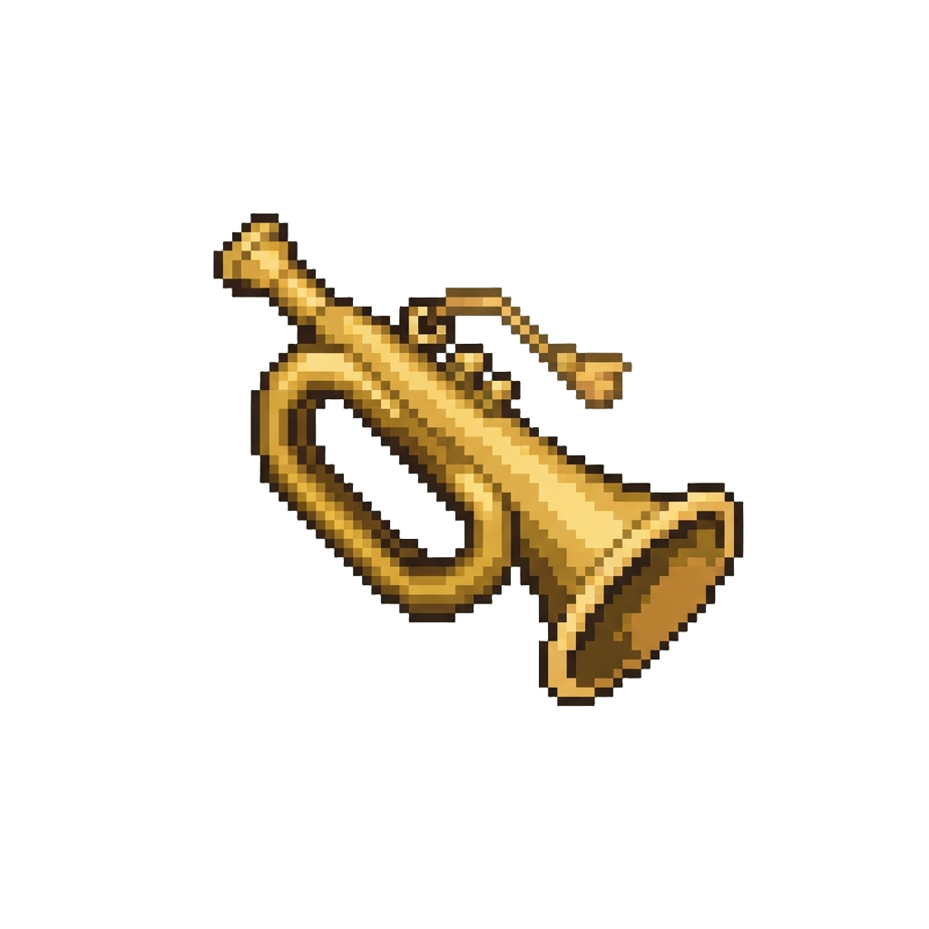 A Mini Brass Bugle