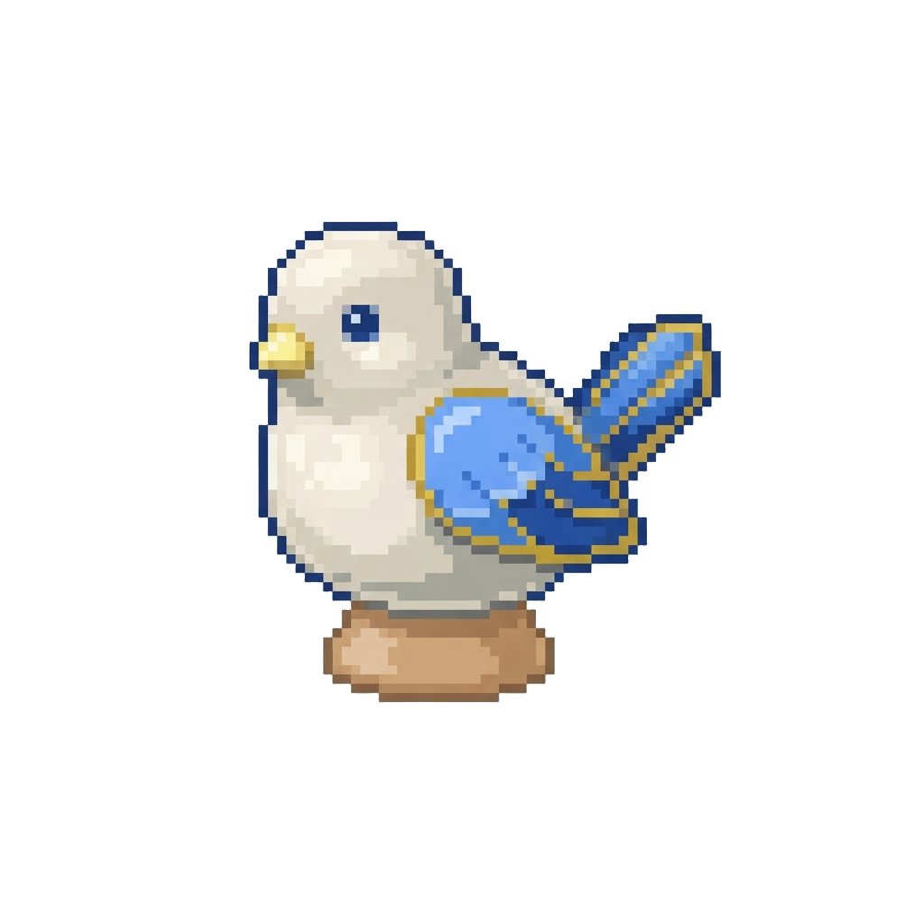 A Tiny Porcelain Bird