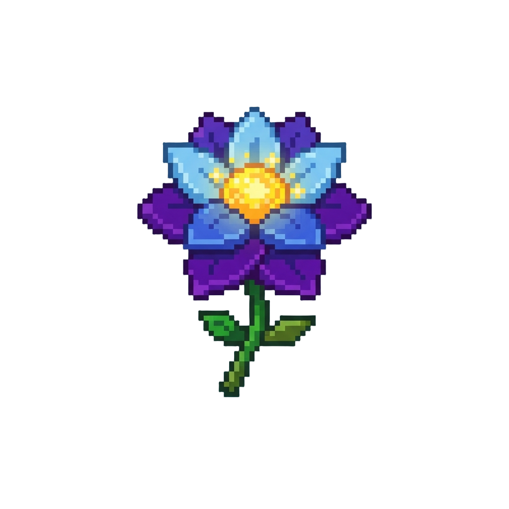 A Floating Magical Flower