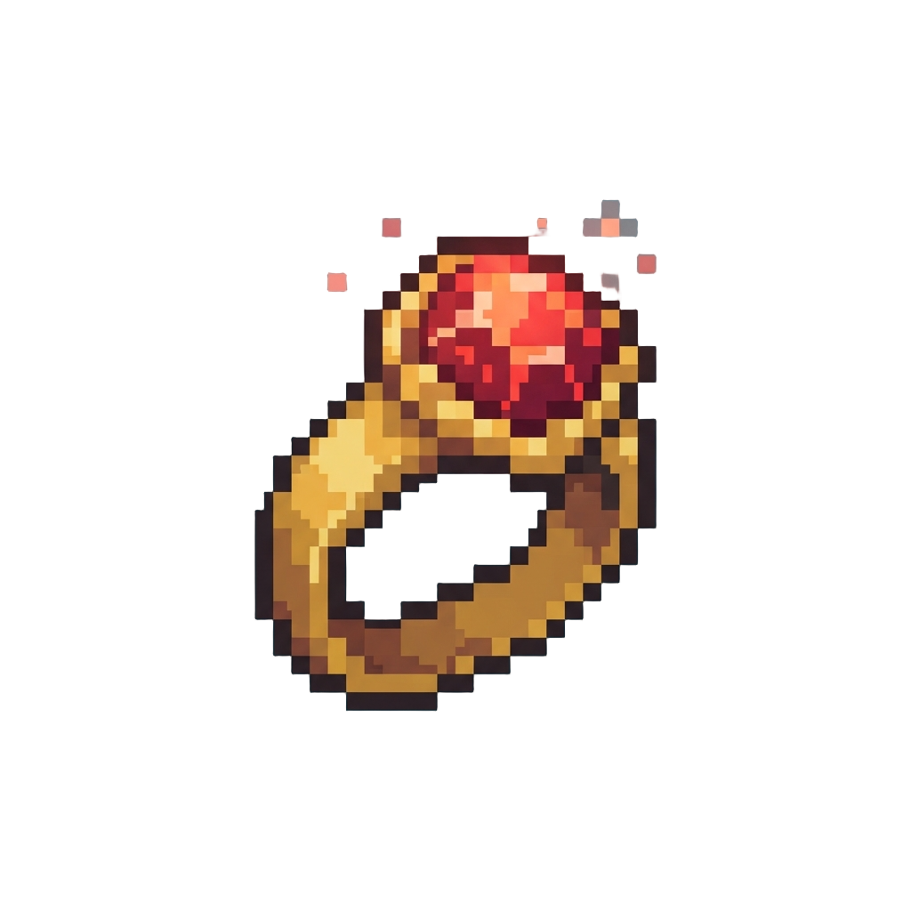 A Glowing Ruby Ring
