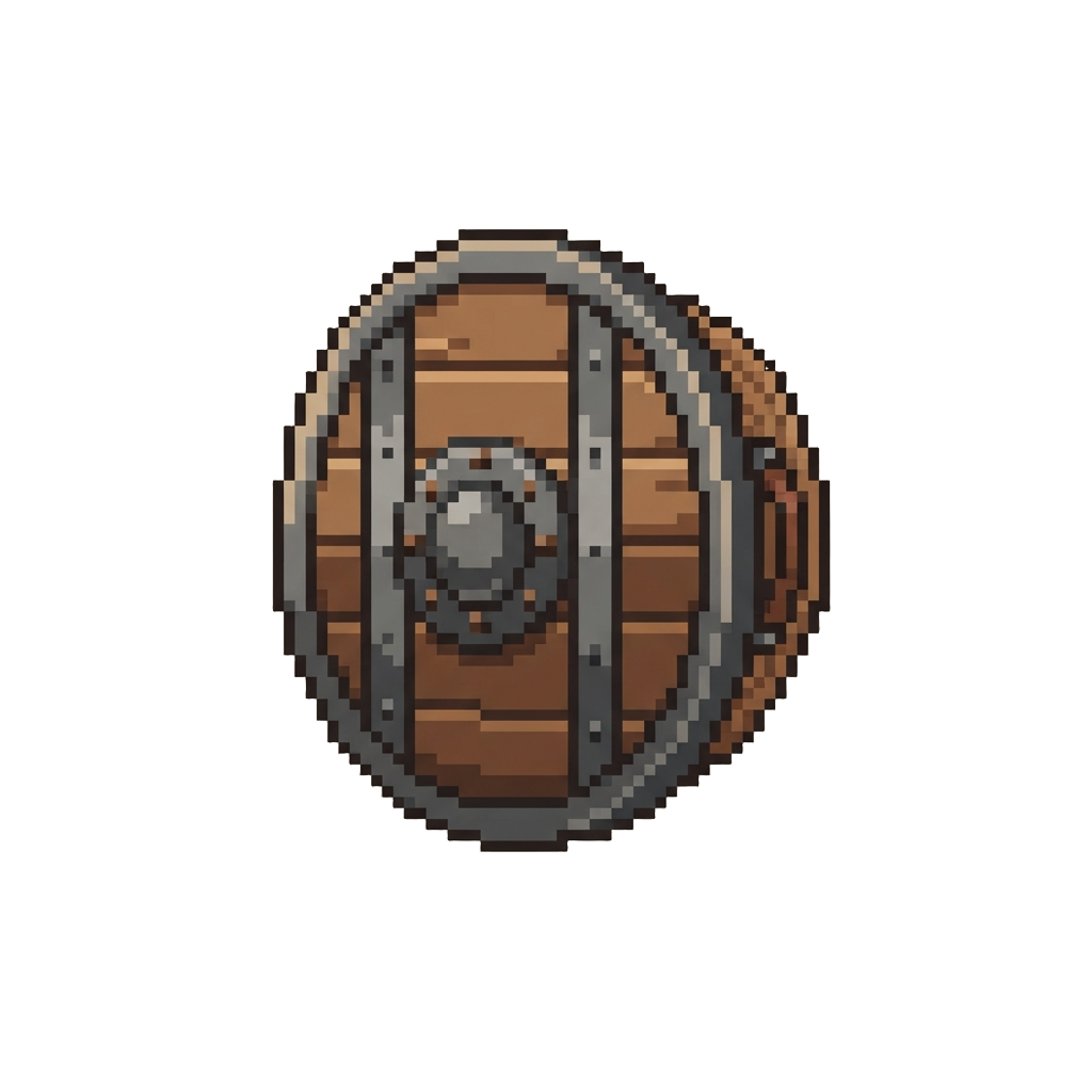 A Miniature Wooden Shield