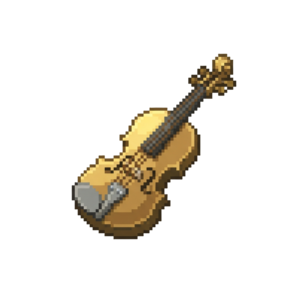 A Mini Brass Violin