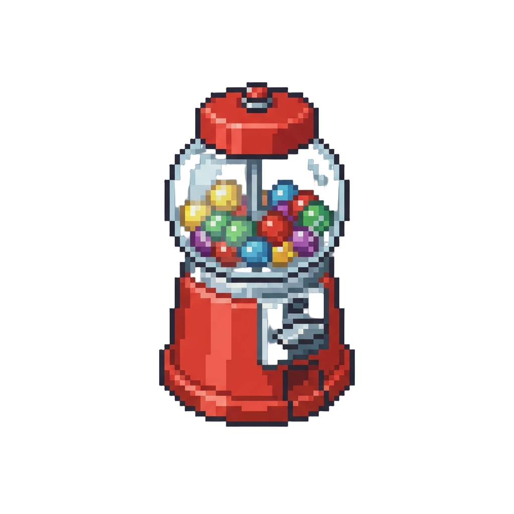 A Miniature Gumball Machine